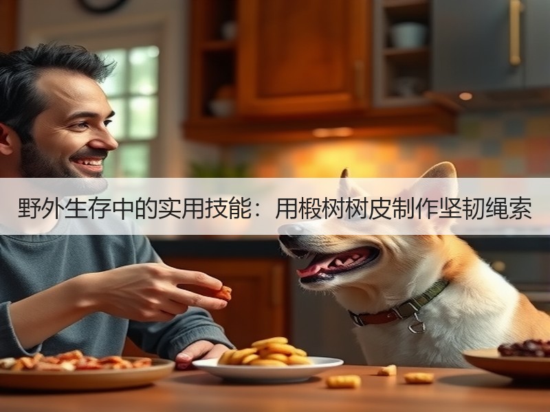 野外生存中的实用技能：用椴树树皮制作坚韧绳索
