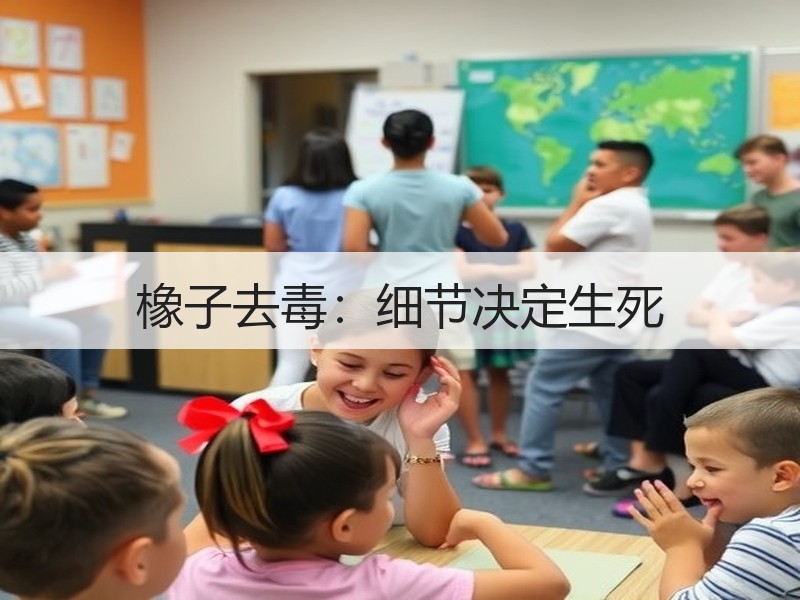 橡子去毒：细节决定生死