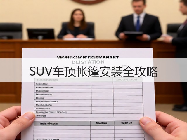 SUV车顶帐篷安装全攻略(图2) SUV车顶帐篷安装全攻略(图2)