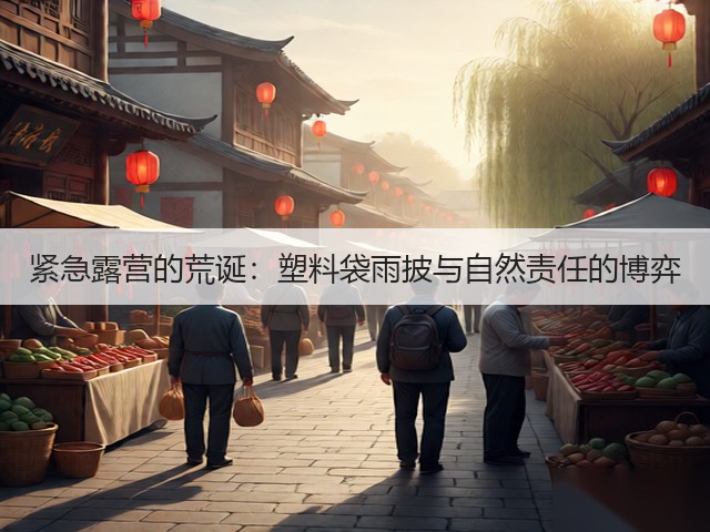 紧急露营的荒诞:塑料袋雨披与自然责任的博弈(图1) 紧急露营的荒诞:塑料袋雨披与自然责任的博弈(图1)