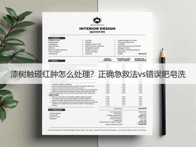 漆树触碰红肿怎么处理?正确急救法vs错误肥皂洗(图1) 漆树触碰红肿怎么处理?正确急救法vs错误肥皂洗(图1)