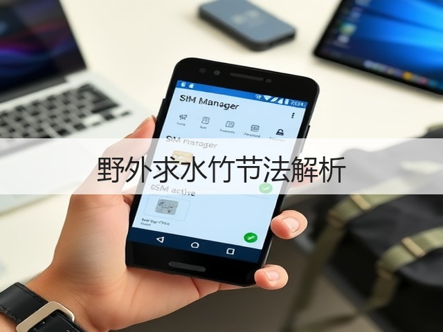 野外求水竹节法解析(图3) 野外求水竹节法解析(图3)