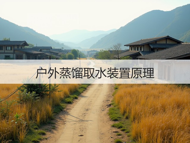 户外蒸馏取水装置原理(图1) 户外蒸馏取水装置原理(图1)