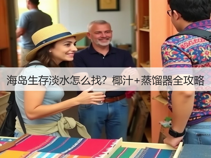海岛生存淡水怎么找？椰汁+蒸馏器全攻略