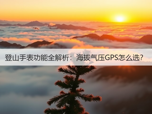 登山手表功能全解析:海拔气压GPS怎么选?(图2) 登山手表功能全解析:海拔气压GPS怎么选?(图2)