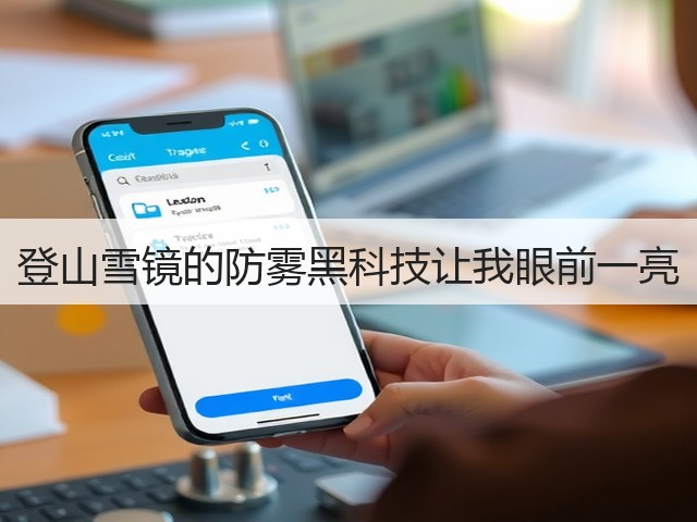 登山雪镜的防雾黑科技让我眼前一亮(图1) 登山雪镜的防雾黑科技让我眼前一亮(图1)