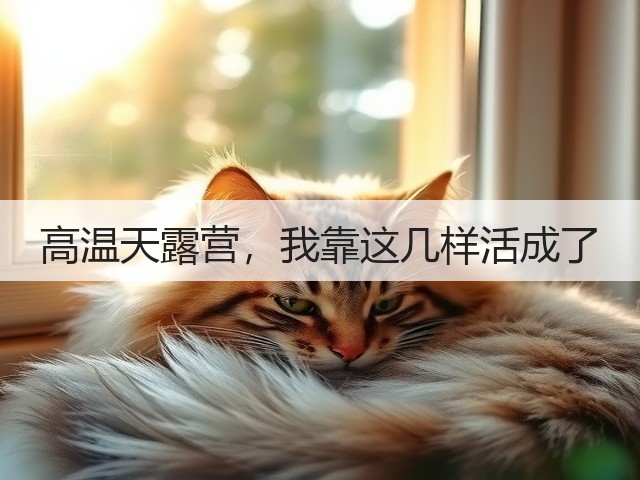 高温天露营,我靠这几样活成了(图3) 高温天露营,我靠这几样活成了(图3)