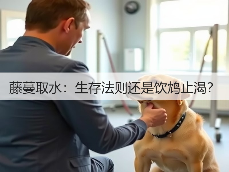藤蔓取水：生存法则还是饮鸩止渴？