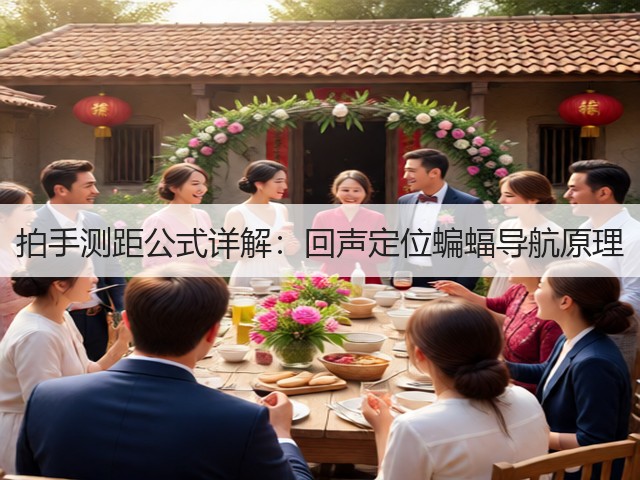 拍手测距公式详解:回声定位蝙蝠导航原理(图1) 拍手测距公式详解:回声定位蝙蝠导航原理(图1)
