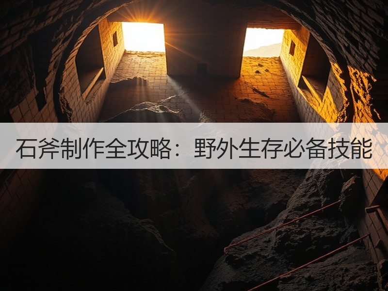 石斧制作全攻略：野外生存必备技能
