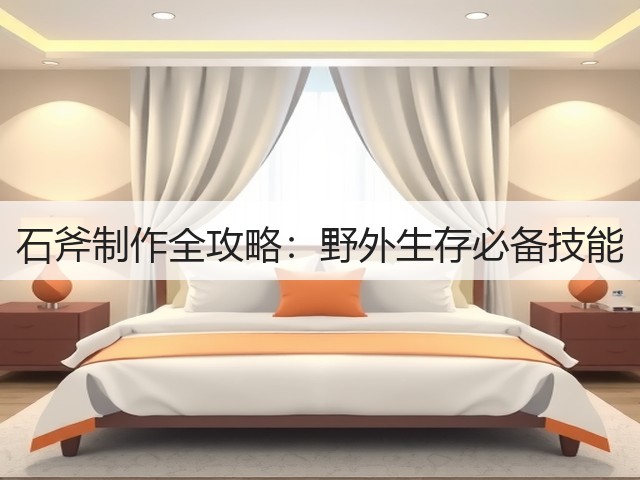 石斧制作全攻略:野外生存必备技能(图1) 石斧制作全攻略:野外生存必备技能(图1)