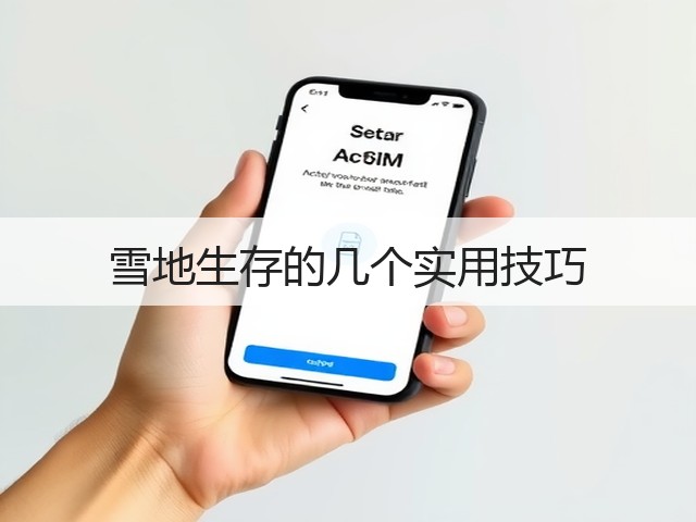 雪地生存的几个实用技巧(图1) 雪地生存的几个实用技巧(图1)