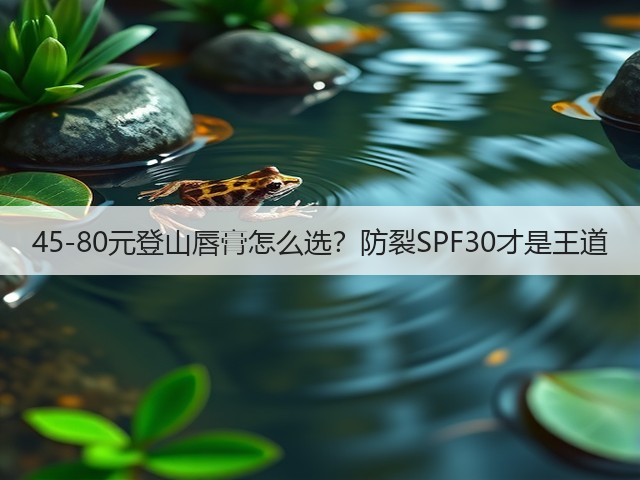 45-80元登山唇膏怎么选?防裂SPF30才是王道(图1) 45-80元登山唇膏怎么选?防裂SPF30才是王道(图1)