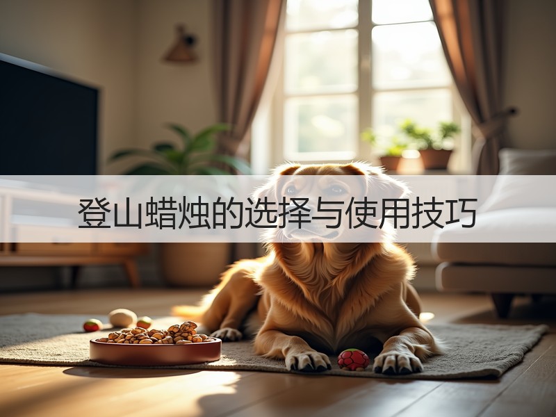 登山蜡烛的选择与使用技巧
