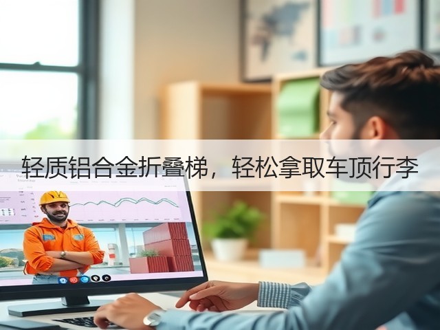 轻质铝合金折叠梯，轻松拿取车顶行李(图3)