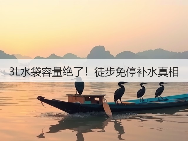 3L水袋容量绝了!徒步免停补水真相(图2) 3L水袋容量绝了!徒步免停补水真相(图2)