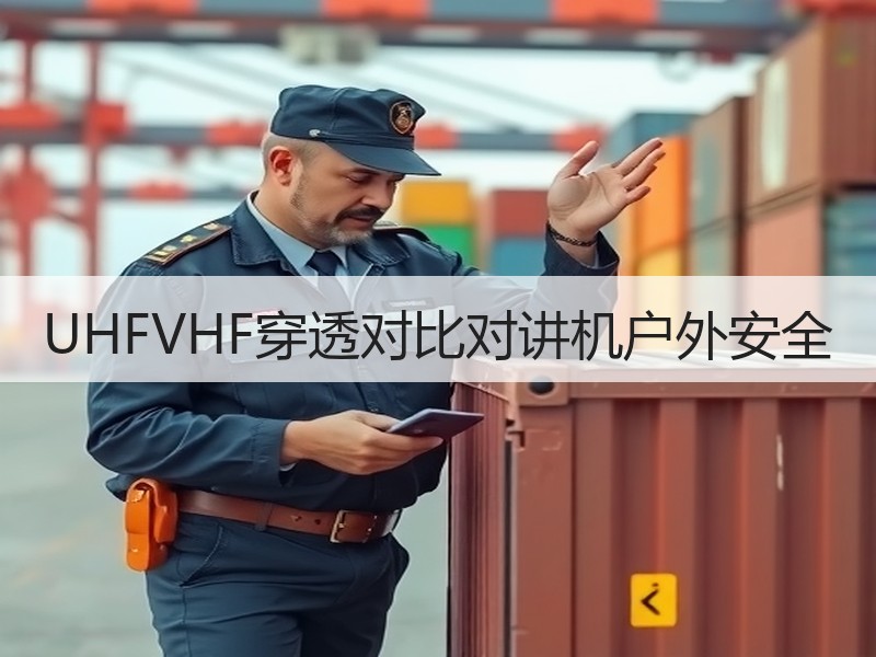 UHFVHF穿透对比对讲机户外安全