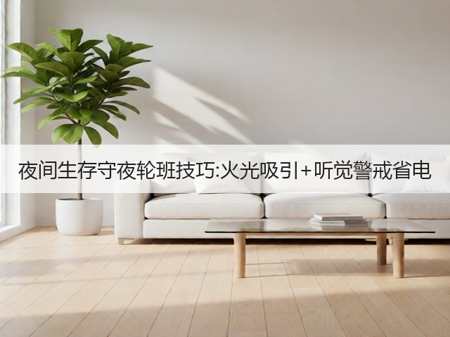 夜间生存守夜轮班技巧:火光吸引+听觉警戒省电(图1) 夜间生存守夜轮班技巧:火光吸引+听觉警戒省电(图1)