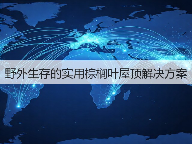 野外生存的实用棕榈叶屋顶解决方案(图2) 野外生存的实用棕榈叶屋顶解决方案(图2)