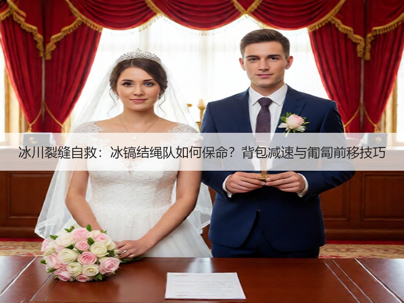 冰川裂缝自救：冰镐结绳队如何保命？背包减速与匍匐前移技巧