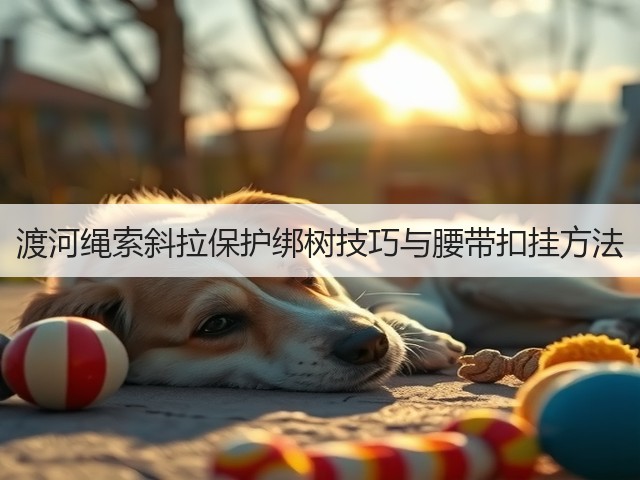 渡河绳索斜拉保护绑树技巧与腰带扣挂方法(图2) 渡河绳索斜拉保护绑树技巧与腰带扣挂方法(图2)
