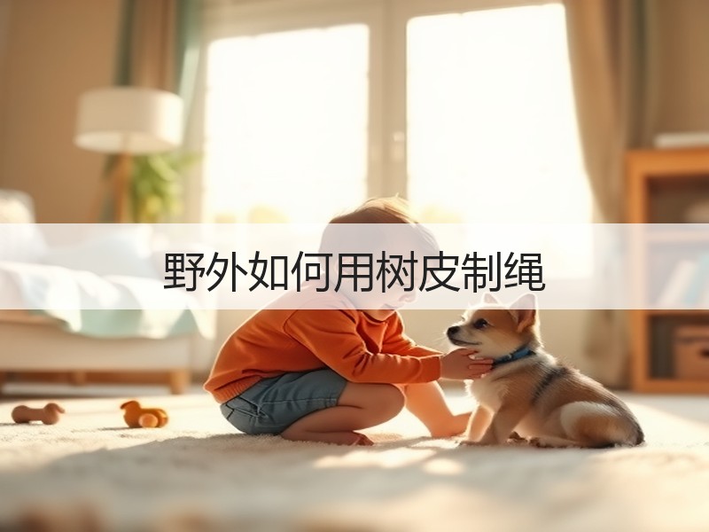 野外如何用树皮制绳