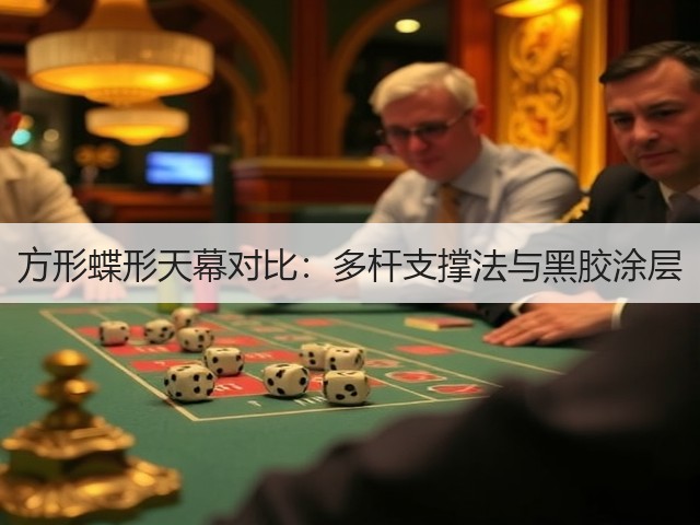 方形蝶形天幕对比:多杆支撑法与黑胶涂层(图2) 方形蝶形天幕对比:多杆支撑法与黑胶涂层(图2)