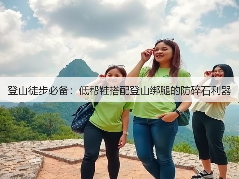 登山徒步必备：低帮鞋搭配登山绑腿的防碎石利器