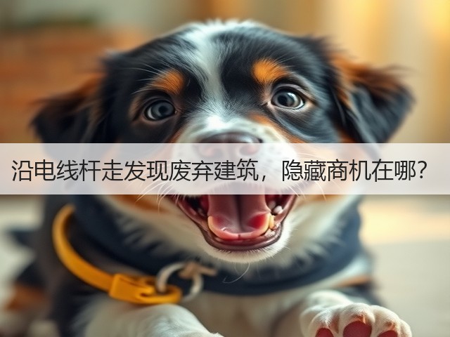 沿电线杆走发现废弃建筑,隐藏商机在哪?(图3) 沿电线杆走发现废弃建筑,隐藏商机在哪?(图3)