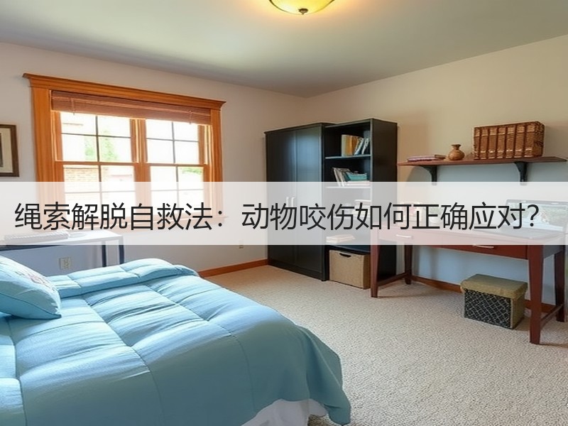 绳索解脱自救法：动物咬伤如何正确应对？