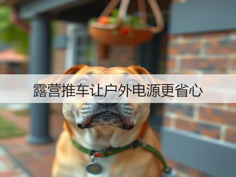 露营推车让户外电源更省心