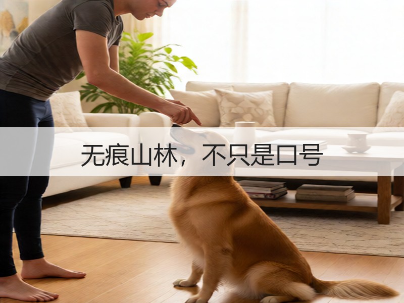 无痕山林，不只是口号