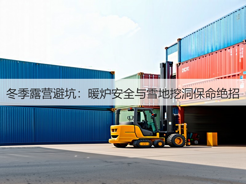 冬季露营避坑：暖炉安全与雪地挖洞保命绝招