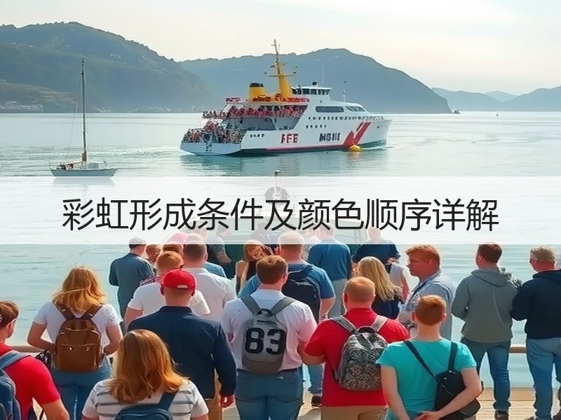 彩虹形成条件及颜色顺序详解