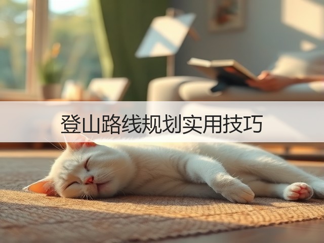 登山路线规划实用技巧(图1) 登山路线规划实用技巧(图1)